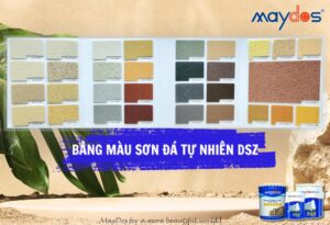 Bảng màu sơn đá tự nhiên Maydos