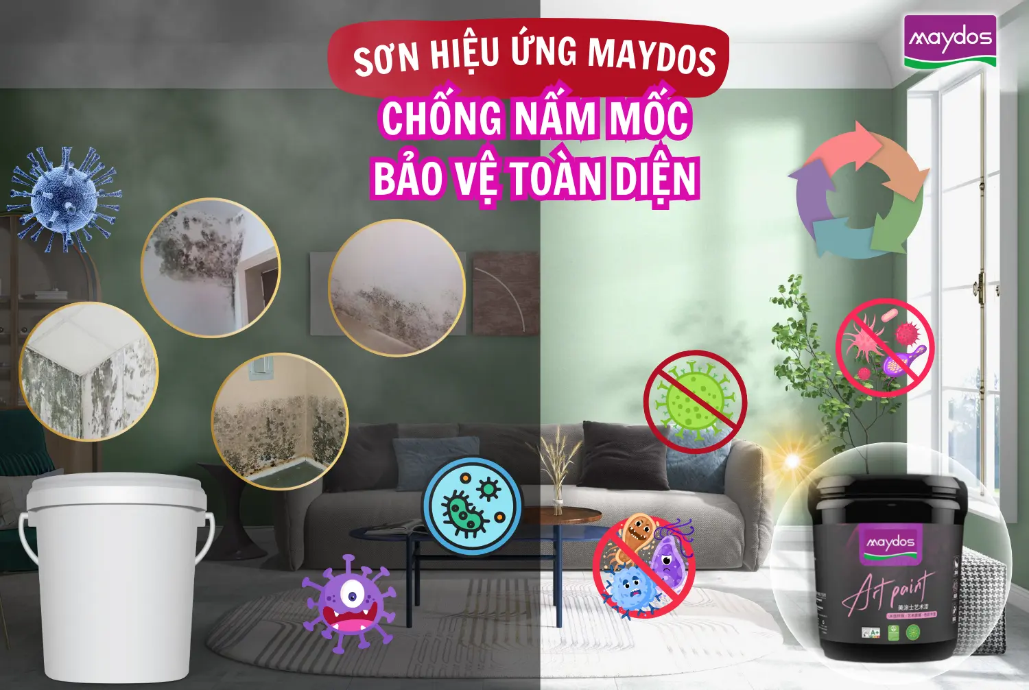 Chống nấm mốc bảo vệ toàn diện