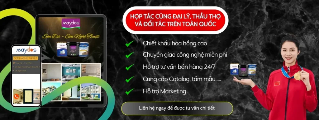 Tuyển đại lý sơn Maydos